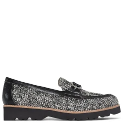 Outlet Donald Pliner CLIO Black White Raffia