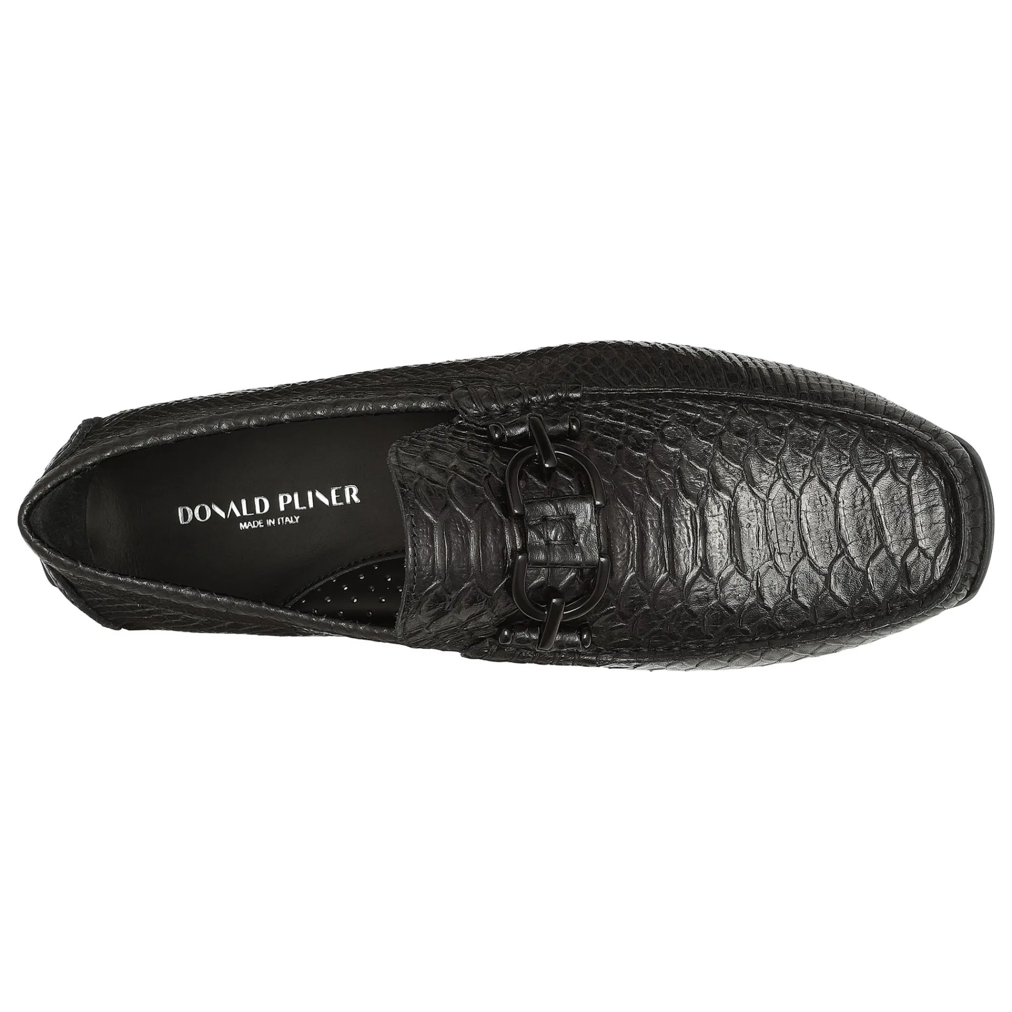 Outlet Donald Pliner DACIO DRIVER Black Snake