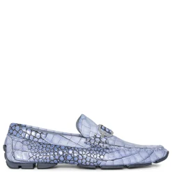 Donald Pliner DACIO DRIVER Ocean Blue Croco