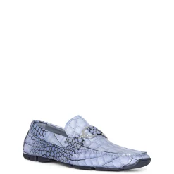 Donald Pliner DACIO DRIVER Ocean Blue Croco