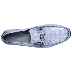 Donald Pliner DACIO DRIVER Ocean Blue Croco
