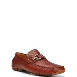 New Donald Pliner DACIO DRIVER Cognac Snake