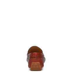 New Donald Pliner DACIO DRIVER Cognac Snake