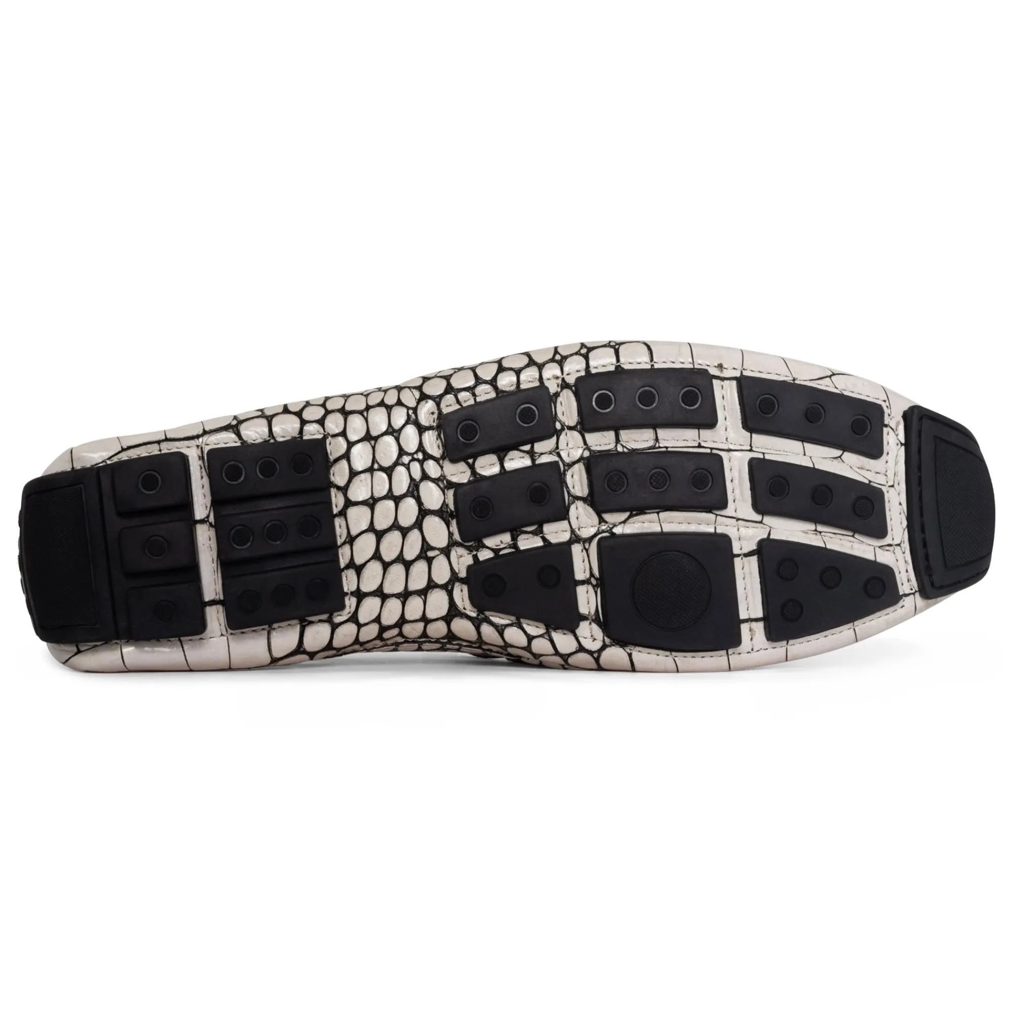 New Donald Pliner DACIO DRIVER Grey Croco