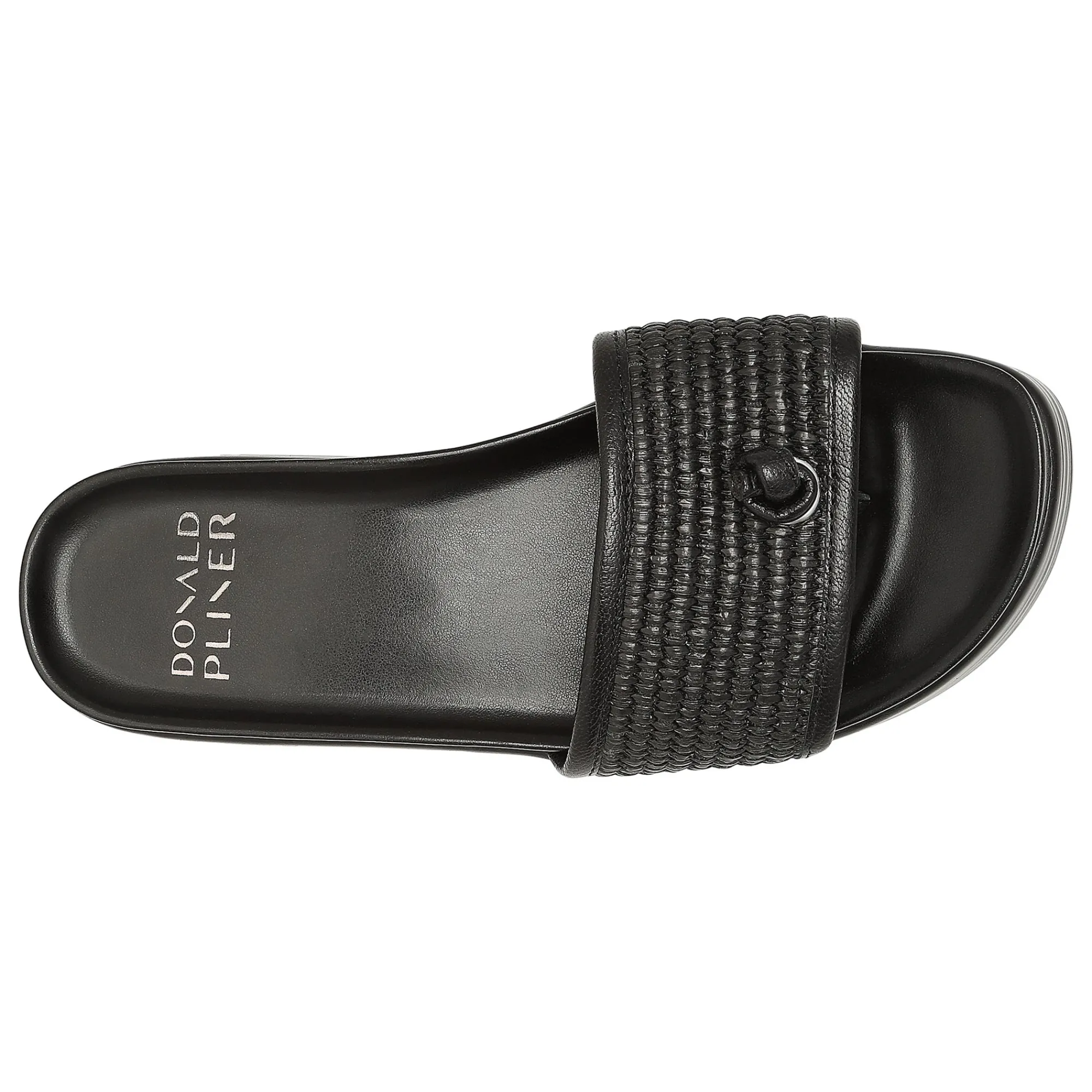 New Donald Pliner FARRAH Black Raffia