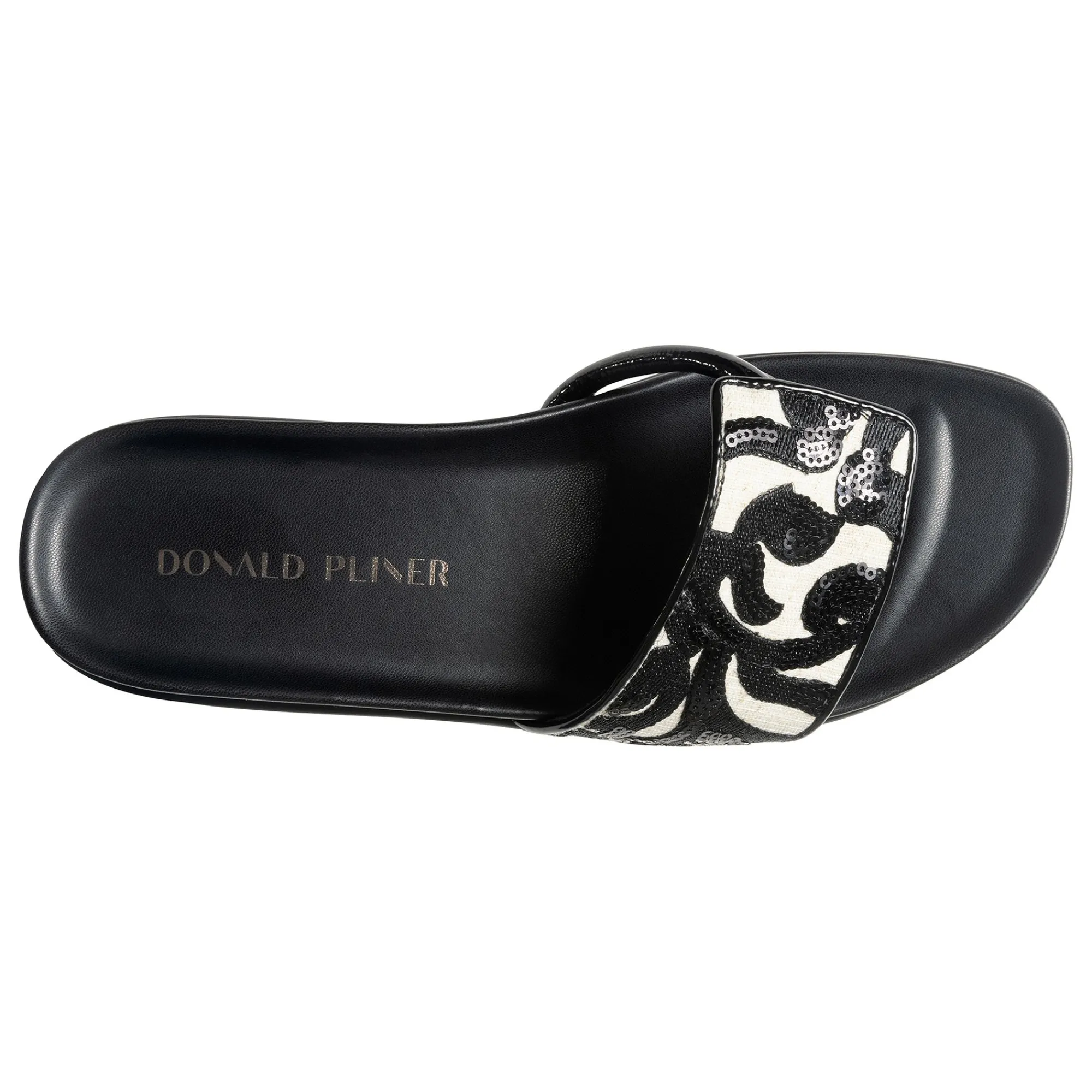 Discount Donald Pliner FIFI Natural Black Brocade