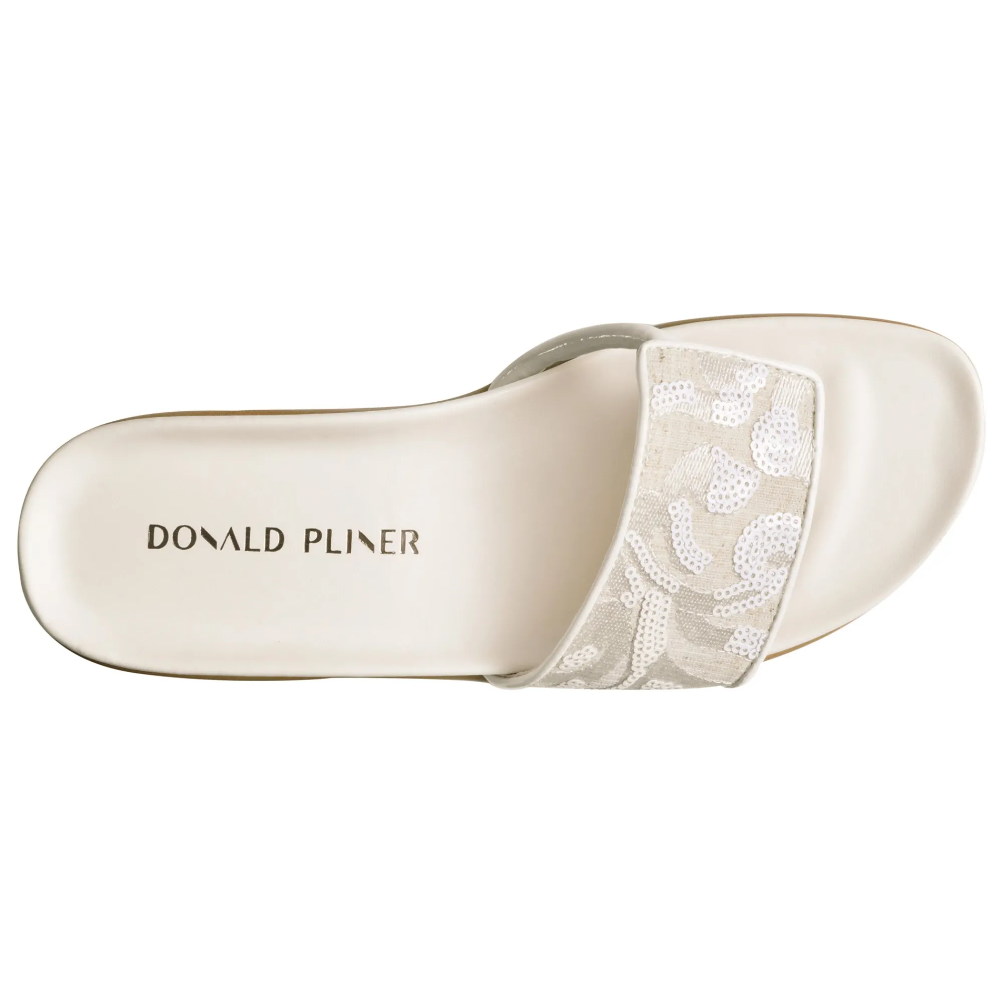 Online Donald Pliner FIFI Natural White Brocade