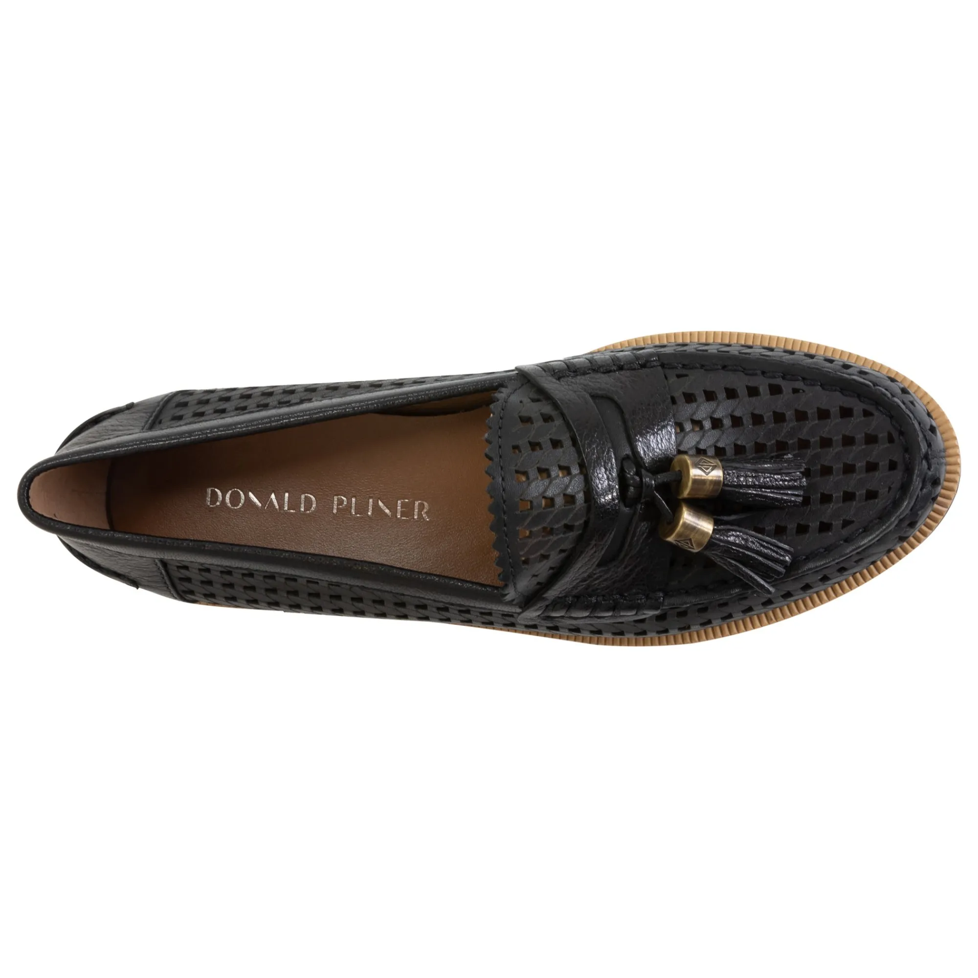 New Donald Pliner LENNY Black Textured