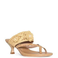 Donald Pliner LOUKA Natural Crochet