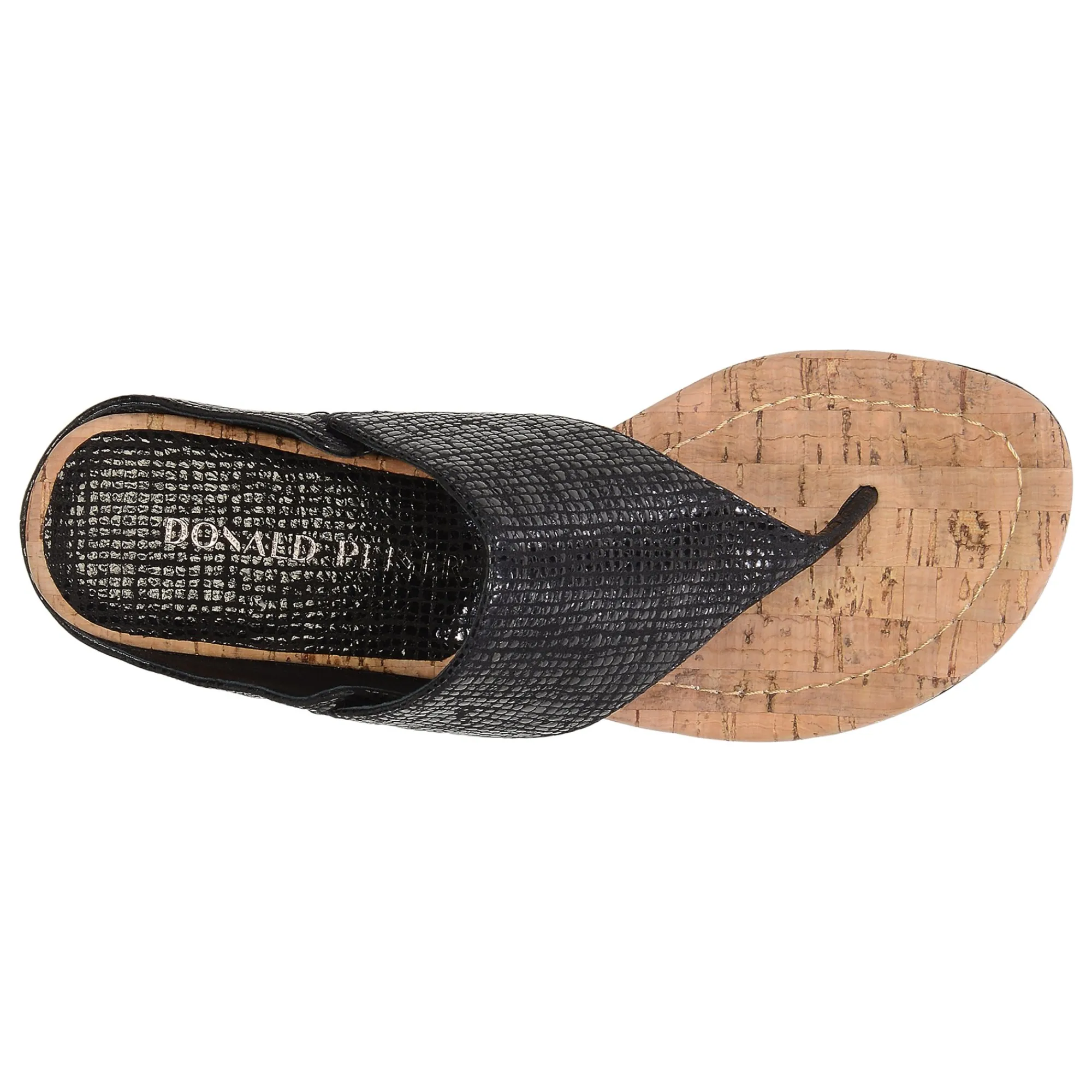 Discount Donald Pliner MALONE Black / Cork