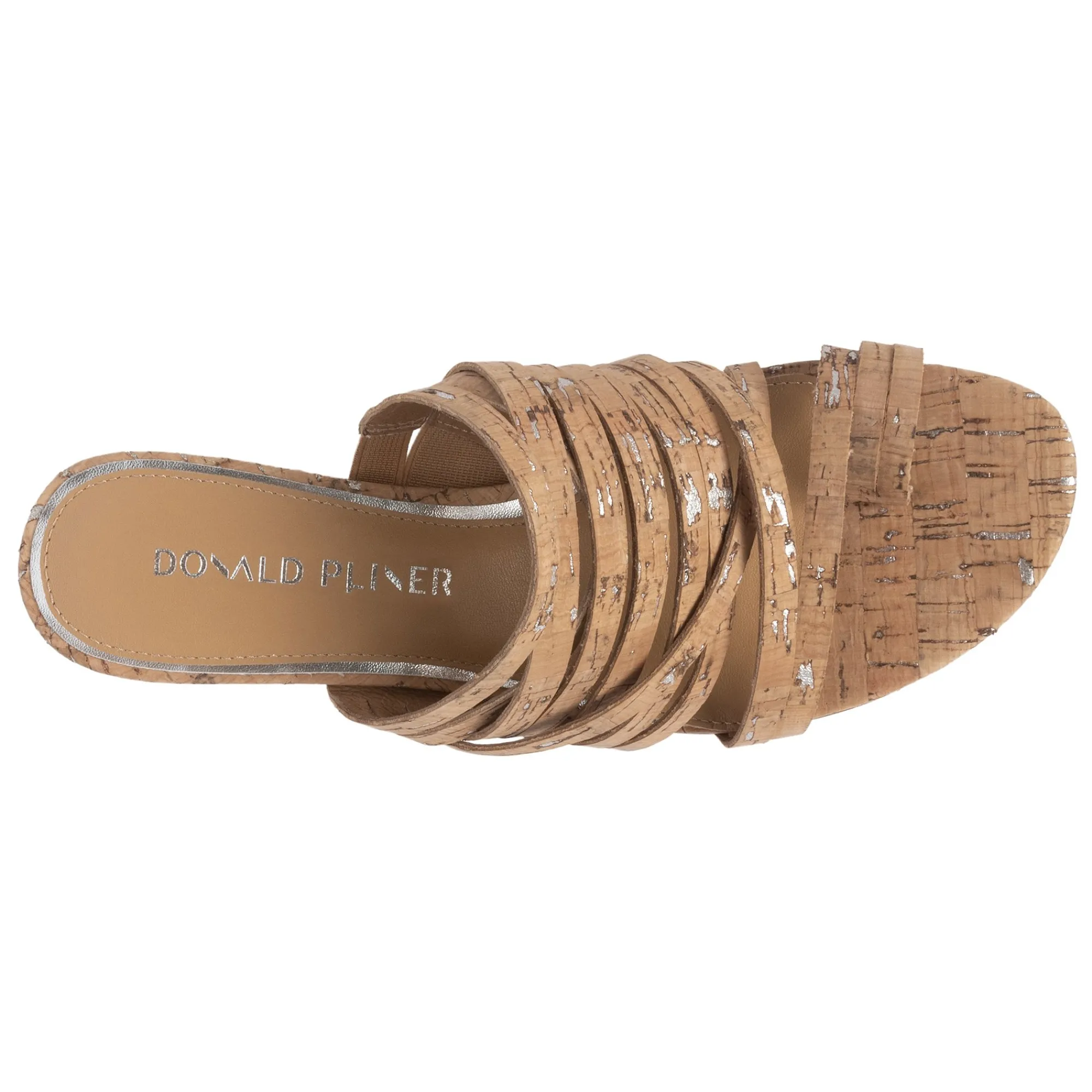 Clearance Donald Pliner MARLOW Natural Silver Cork