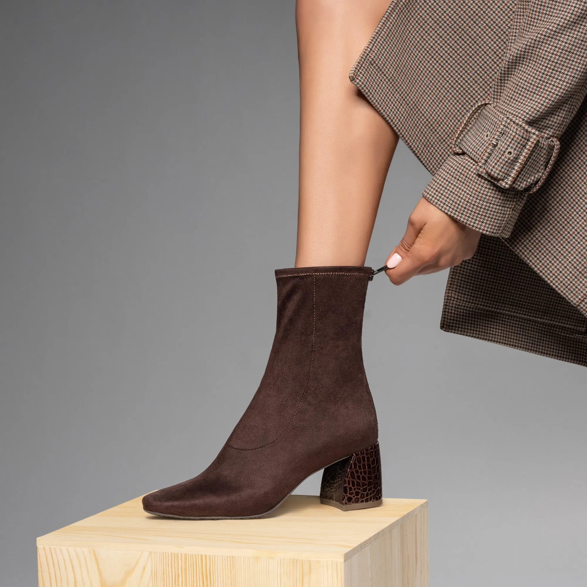 Outlet Donald Pliner NEWTON Dark Brown