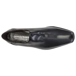 Discount Donald Pliner REX Black Stretch Nappa
