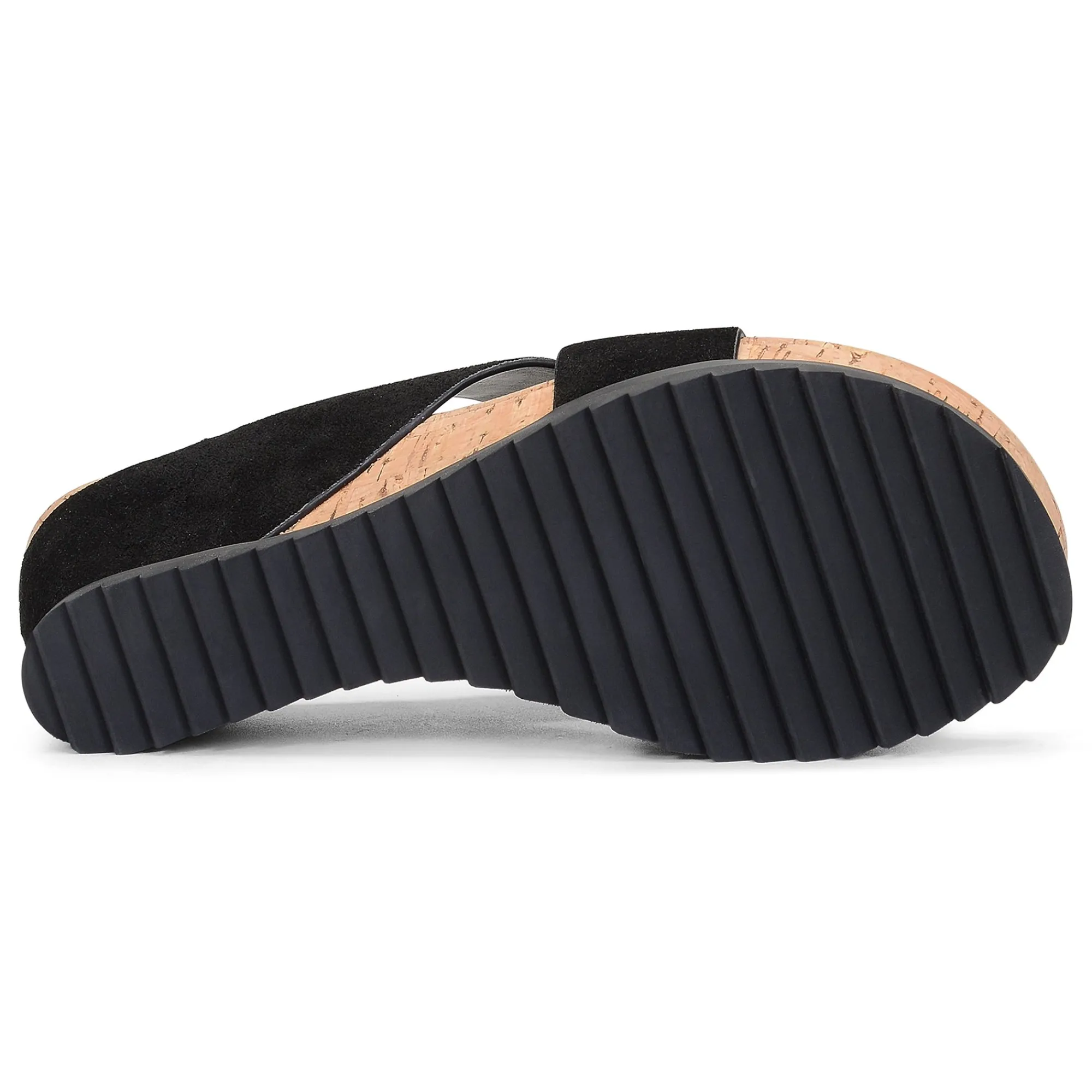 Clearance Donald Pliner SISU MED WEDGE Black Suede