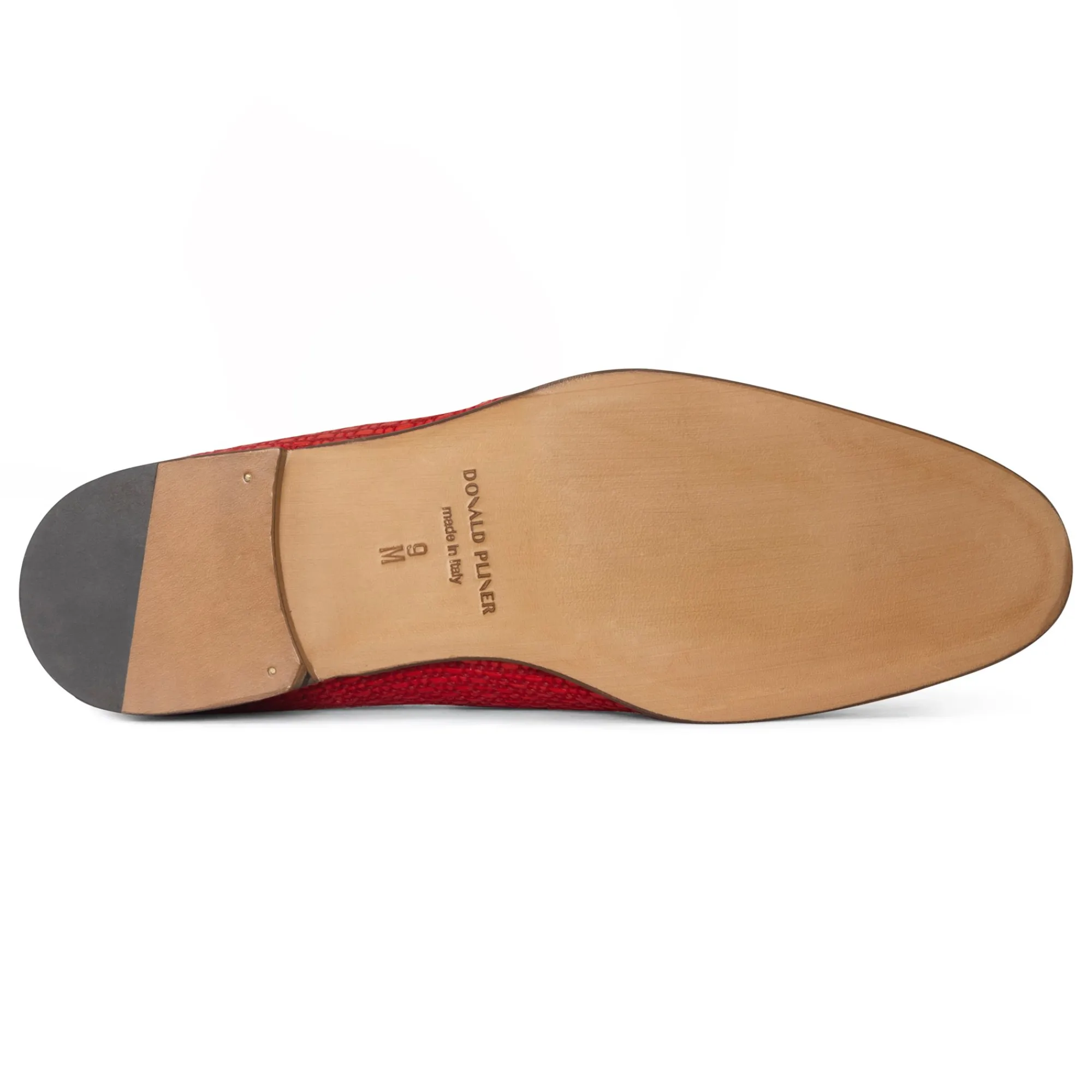 Donald Pliner SPENCER Red Raffia