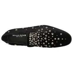 New Donald Pliner SPENCER Black Studded