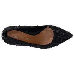 Outlet Donald Pliner SUZETTE Black Embroidery